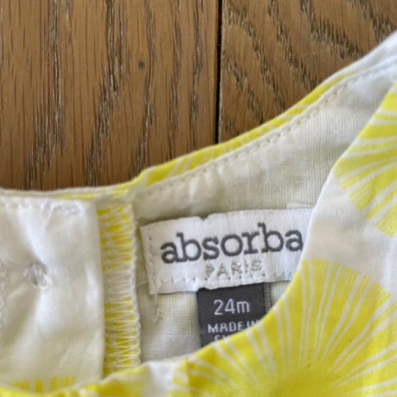 Absorba Paris Lilttle Girl's Dress with matching Bloomers - Picture 6 of 6